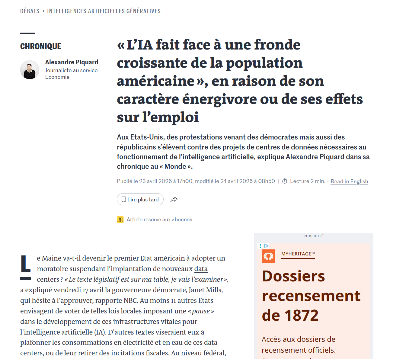 Post Link Résistance IA USA 27avril2026